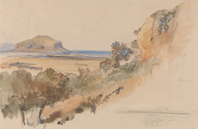 View near Palermo by Edward Lear